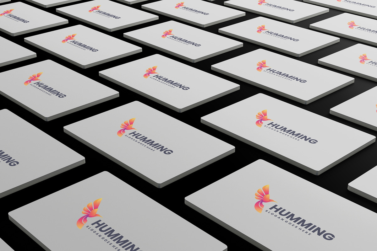 Gradient Modern Humming Bird Logo, a Branding & Logo Template by Artnivora.Std (Photo 4 of 4)
