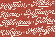 Magdalia Vintage Bold Script, a Script Font by Letterhend Studio (Thumbnail 5 of 11)