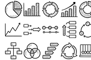 Business Process Diagram Icons, an Object Graphic by nikagraphic (Thumbnail 1 of 3)