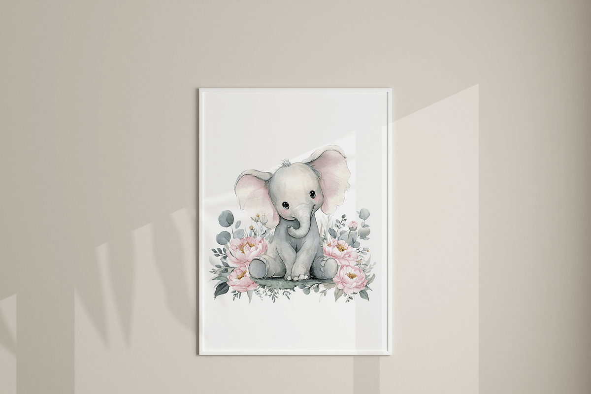 18 Baby Elephant Clipart, an Animal Illustration by Pati Charm Studio (Photo 7 of 8)
