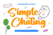Simple Chating Bold Brush Font