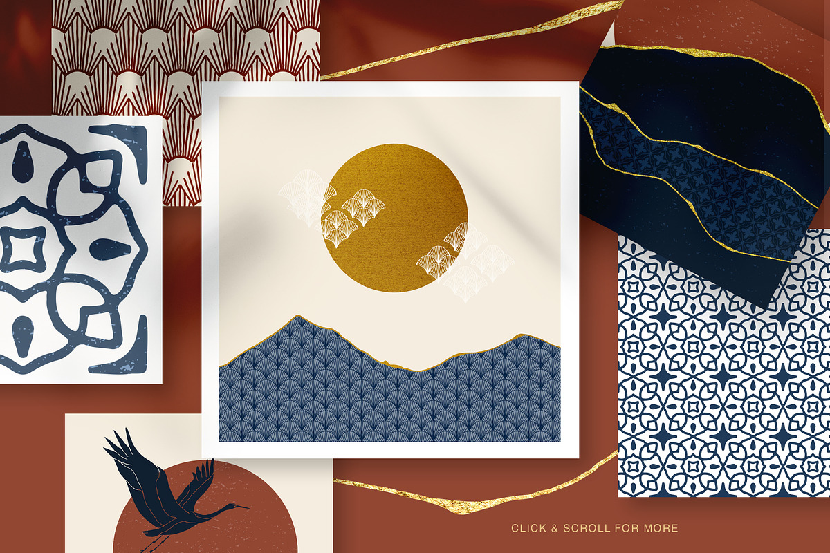 Japanese Kintsugi Landscape Creator, an Object Graphic by Polli Deeva (Photo 5 of 15)
