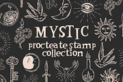 Mystic Symbols Sun Brushes Procreate, a Brush Add-On by MakeMyPlaceDesign (Thumbnail 1 of 2)