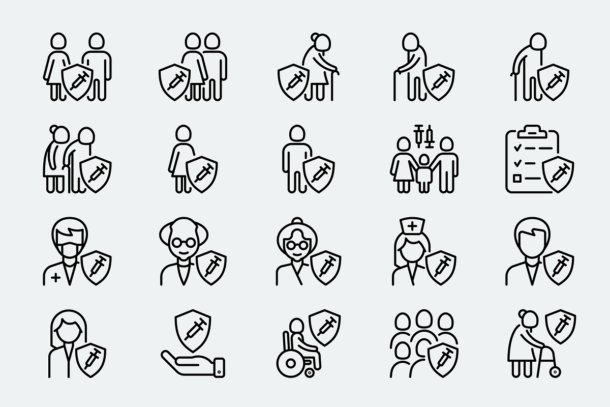 Vaccine | 20 Pixel Perfect Icons, an Outline Icon by Alex Blogoodf (Photo 3 of 10)