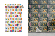 Airmail Postage Stamp Patterns, a Pattern Graphic by Ninterints (Thumbnail 8 of 10)