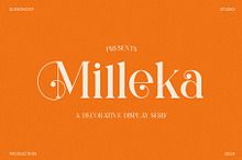 Milleka || Decorative Serif Font