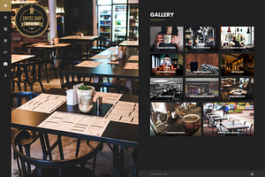 Coffee Shop - WordPress Theme