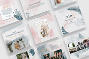 Aesthetic Watercolor Wedding IG, a Social Media Template by Azruca (Thumbnail 5 of 9)