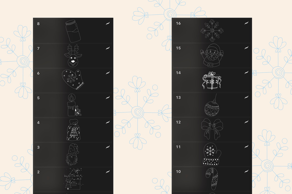 Christmas Digital Stamps, a Graphic by Favorites_Art (Photo 4 of 14)