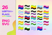 LGBT Pride SVG Bundle Gay Flag, a Texture Graphic by InkCloudDesign (Thumbnail 4 of 7)