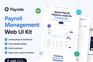 Payrole - Payroll Management UI kit
