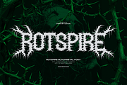 Rotspire | Black Metal Font, a Blackletter Font by Denustudios (Thumbnail 1 of 12)