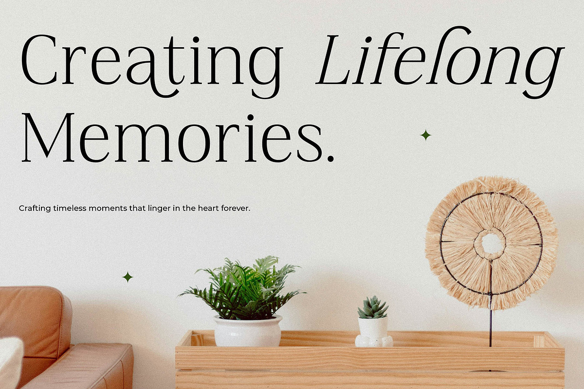 Blacindy Modern Serif Font, a Serif Font by Letterena Studios (Photo 2 of 15)