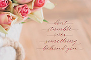 Mahogany Script, a Script Font by Areatype (Thumbnail 6 of 8)