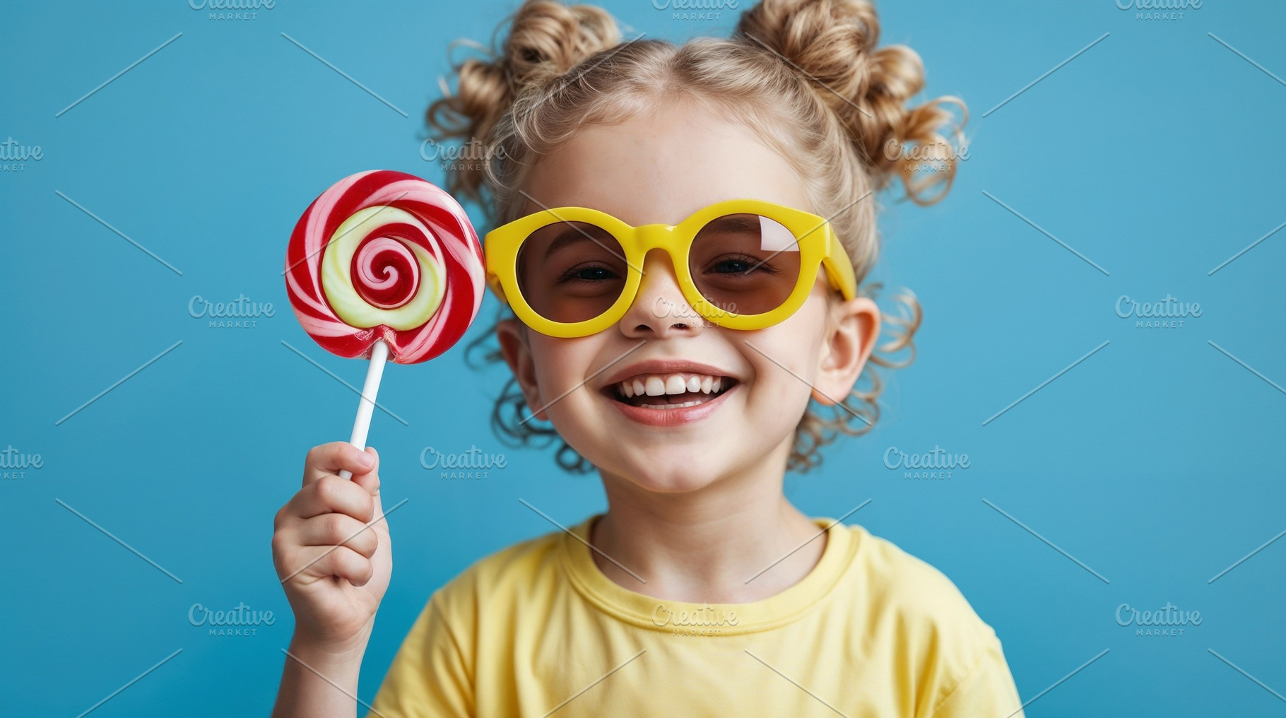 child with big candy lollipop, a Person Photo by Bunny's Little Shop
