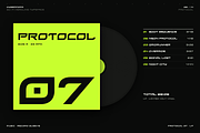 Cyber Form - Geometric Sci-Fi Type, a Sans Serif Font by HipFonts (Thumbnail 7 of 13)