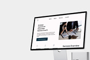 Business Agency Website Template, a Landing Page Template by Glyphminds Studios (Thumbnail 2 of 3)