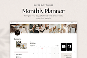 2026 Notion Planner Template, a Templates & Theme by AestheticOrganizer (Thumbnail 2 of 10)