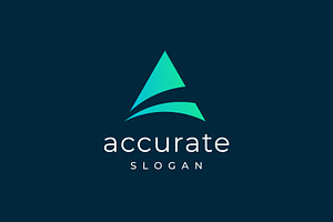 Minimalist Abstract Letter A Logo, a Branding & Logo Template by brandphant
