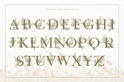 Leafletter Monogram Font Kit, a Serif Font by Eclectic Anthology (Thumbnail 6 of 7)