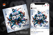 Flyer Template Mardi Gras, a Flyer Template by MonkeyBOX (Thumbnail 2 of 3)
