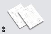 Printable Modern Invoice Template, a Stationery Template by Axpand (Thumbnail 5 of 6)