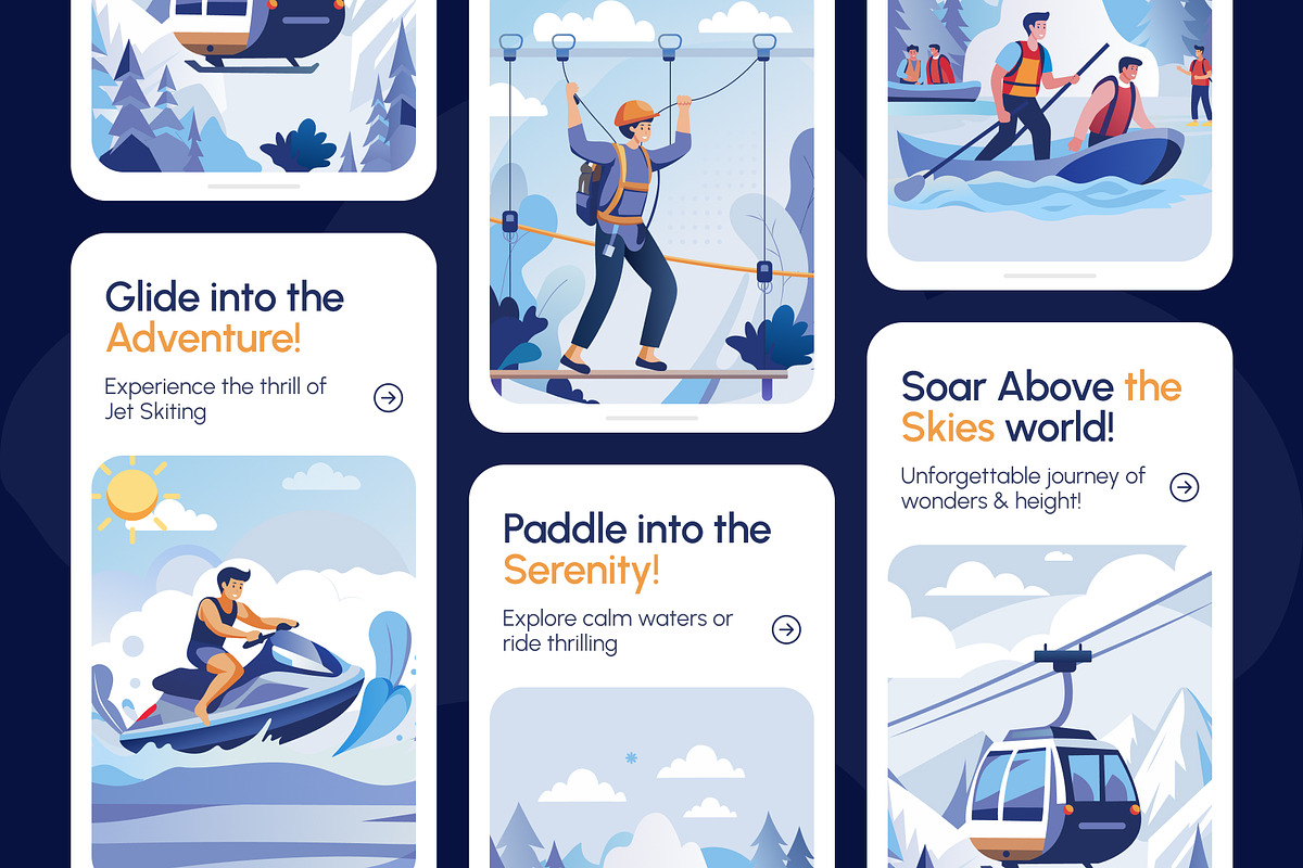 Travel and Camping Illustration Set, a Person Illustration by Brickclay (Photo 4 of 10)