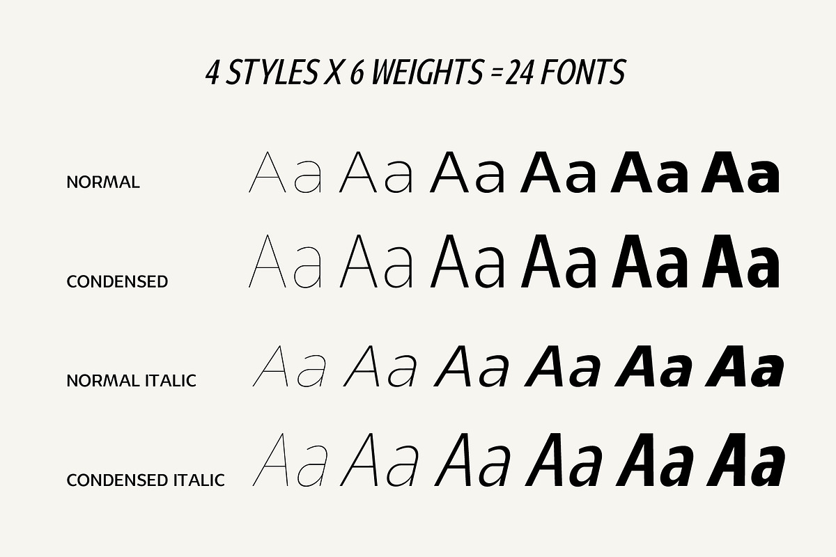 YE Paradigma Font preview 2