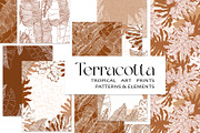 Tropical abstract leaves, a Decorative Illustration by Jeanna Draw (Thumbnail 2 of 15)