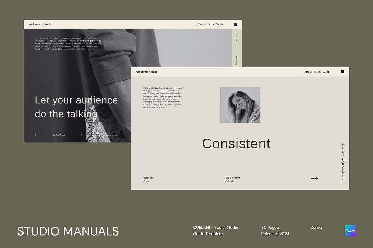 QUELANI - Social Media Guide, a Social Media Template by Studio Manuals (Photo 4 of 8)