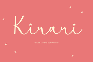 Kirari Charming Handwriting Script