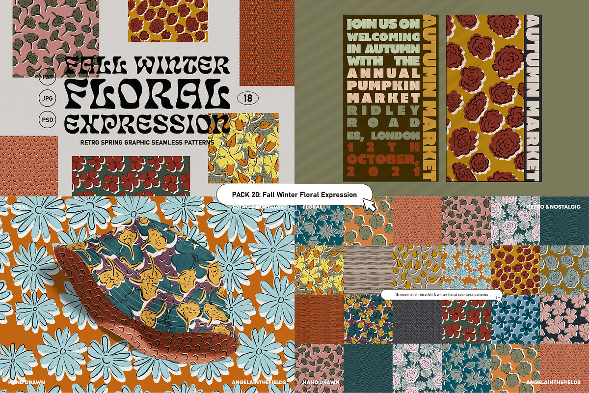 Retro Pattern Library 80% OFF, a Pattern Graphic by angelainthefields (Photo 22 of 25)