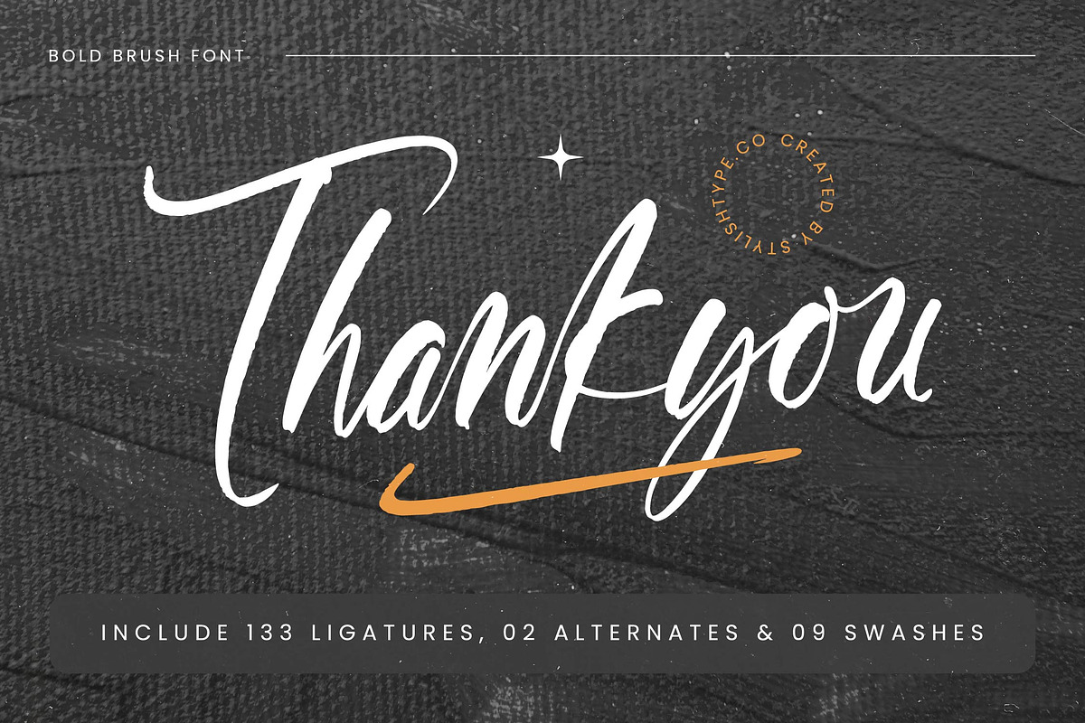 Blazking Bold Brush Font, a Script Font by stylishtype.co (Photo 20 of 20)