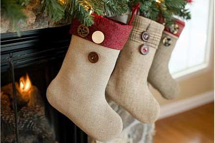 Handmade Christmas Stockings With, a Holiday Photo by Lermont51