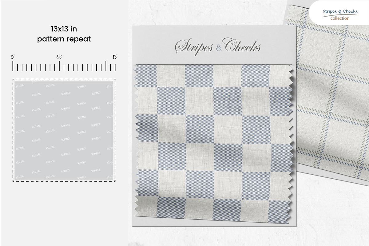 Stripes and Chekcs Patterns, a Pattern Graphic by InaCorart (Photo 5 of 6)