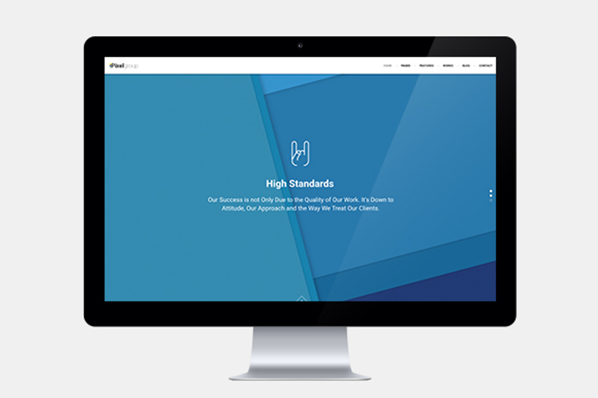 PixelGroup Portfolio WordPress Theme, a WordPress Template by GT3 Themes