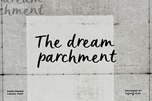Dream Parchment Casual Font