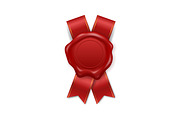 Wax Seal. Vector Set., an Object Graphic by Gomolach (Thumbnail 11 of 11)