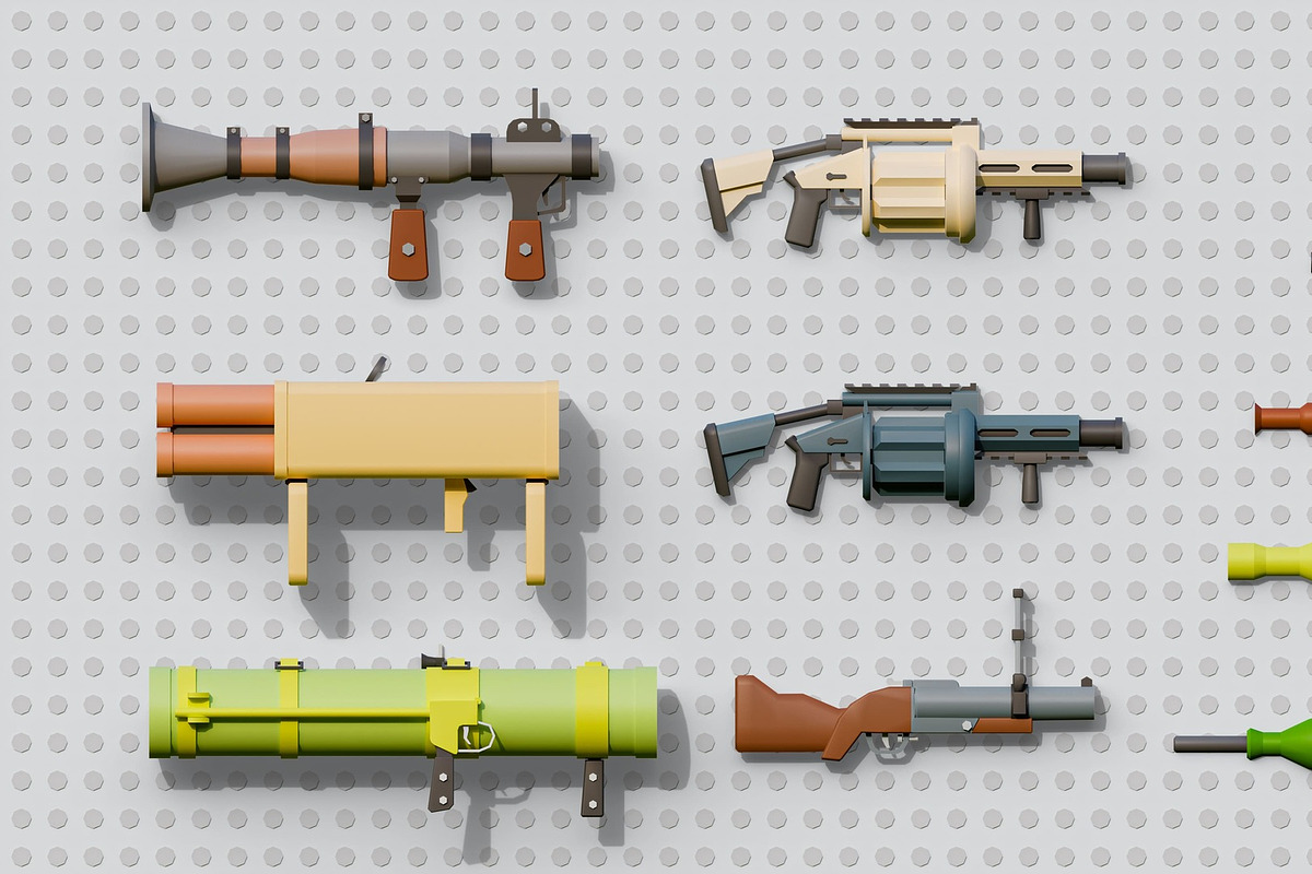 Weapons 2, an Object 3D Model by ithappy (Photo 9 of 32)