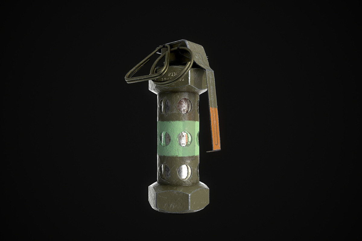 M84 Stun Grenade, an Object 3D Model by Midgardians (Photo 2 of 10)