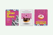 Canva Bakery & Donut Instagram Kit, a Design Template by SecondBrain Store (Thumbnail 4 of 10)