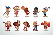 Kids & Sport, an Education Illustration by IvanNikulin (Thumbnail 2 of 2)