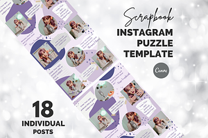 Podcast Instagram Puzzle Template