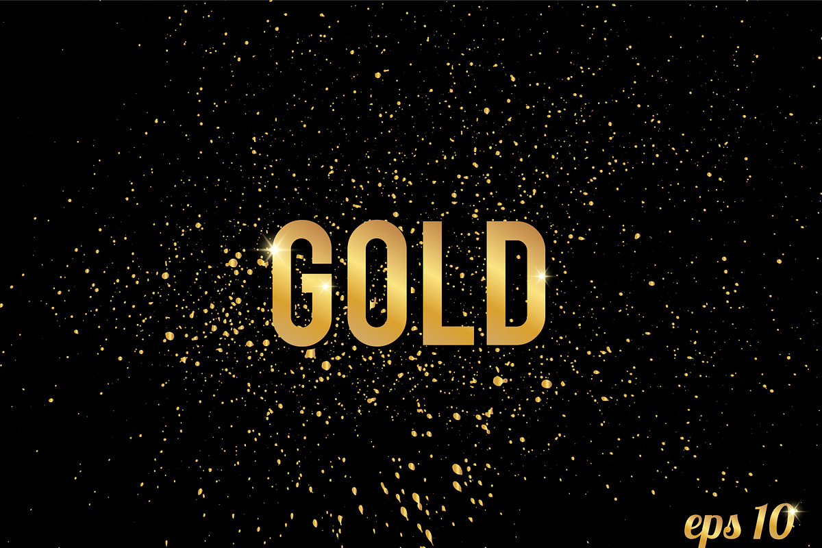 Gold brush strokes & background, a Texture Graphic by Margo Miller (Photo 17 of 23)