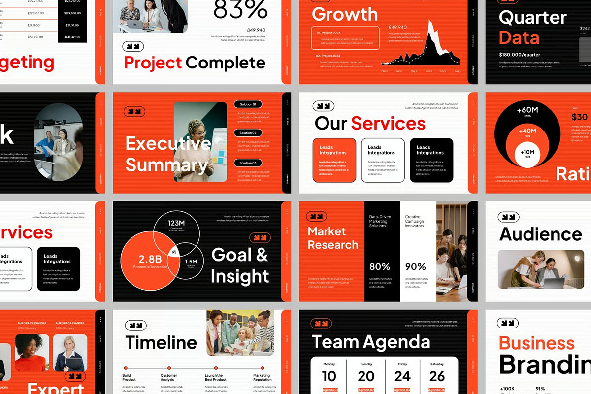 Business Branding Powerpoint, a Presentation Template by Fit-tee (Photo 1 of 2)