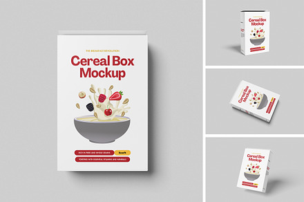 Cereal Box Mockup