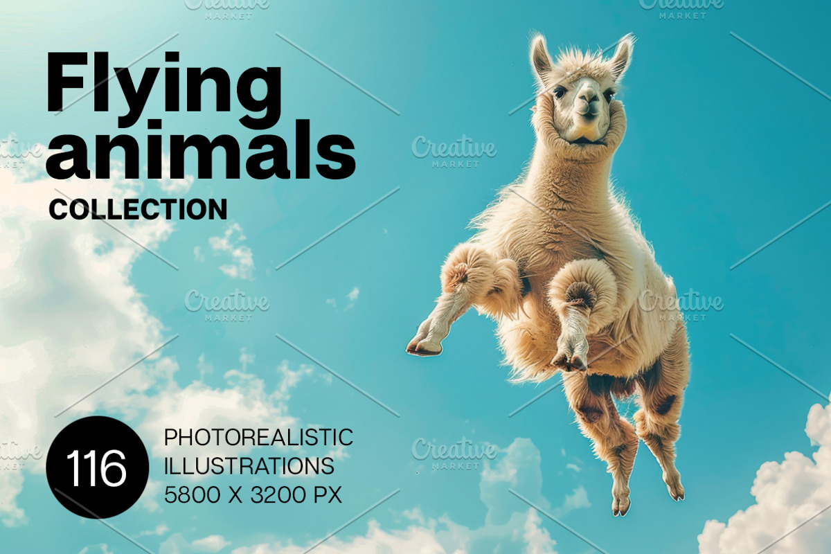 116 Flying animals, an Animal Photo by Handmadefont (Photo 1 of 119)