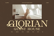 The Dinora Elegant Serif Font, a Serif Font by Graphicxell (Thumbnail 7 of 8)