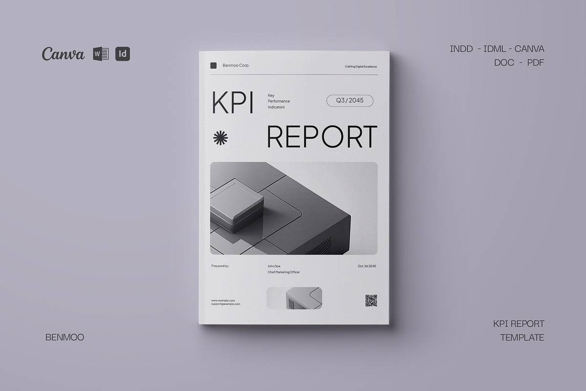 Minimalist KPI Report - Benmoo