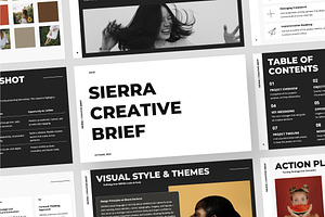 SIERRA Creative Brief Google Slides